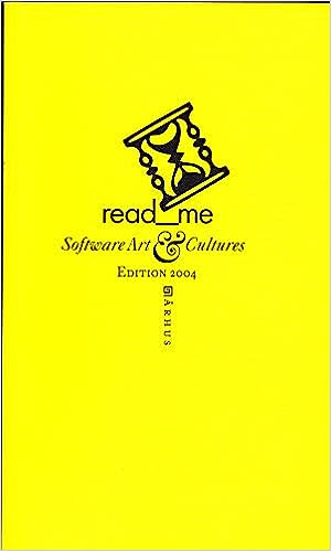 Read_me. Software Art & Cultures